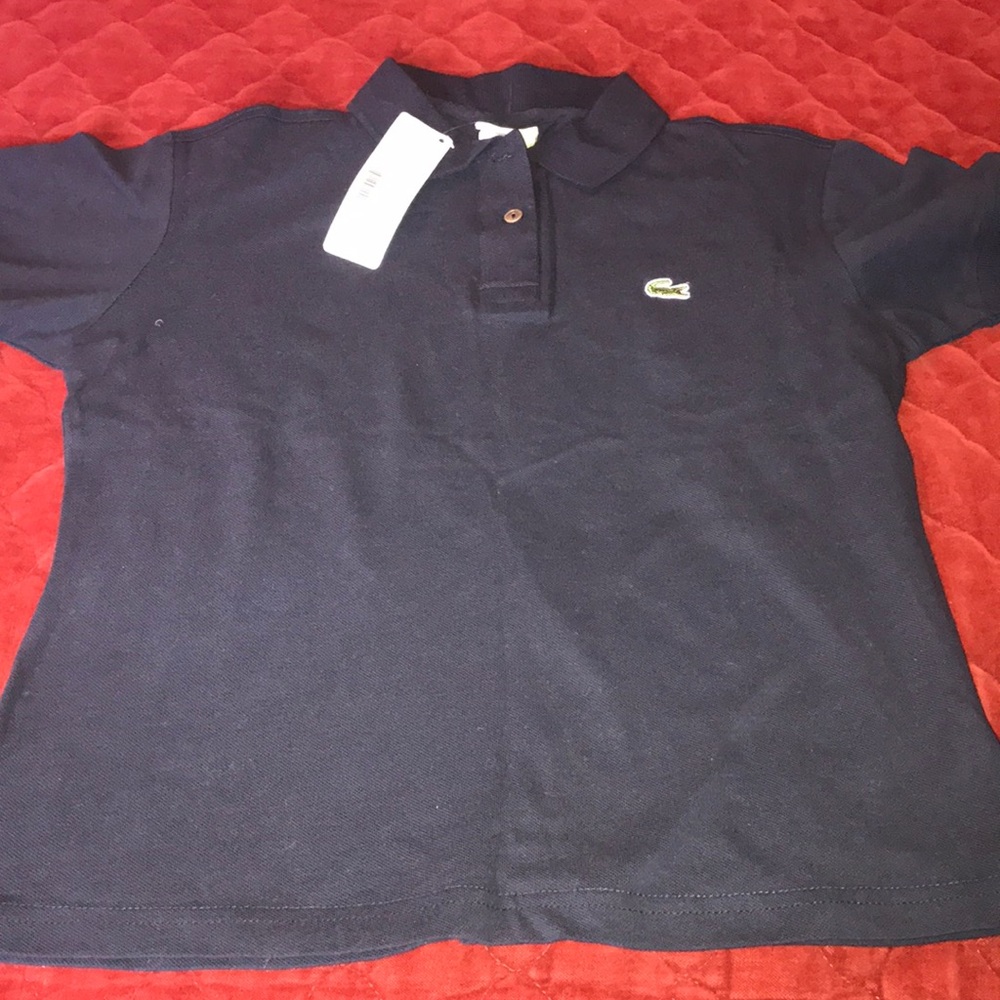 Lacoste Navy Polo Sz S New w/ Tag